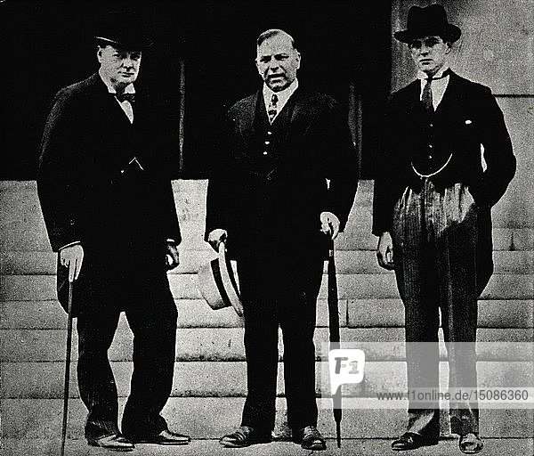Mit dem Premierminister von Kanada   1929  (1945). Schöpfer: Unbekannt.