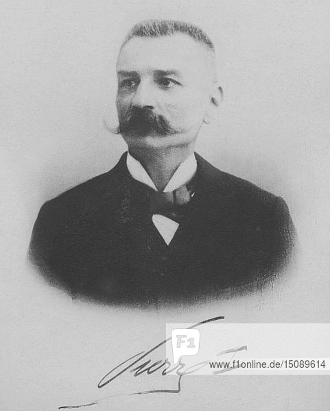 Peter I. von Serbien  um 1893. Schöpfer: Unbekannt.