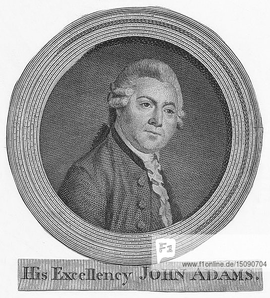 Seine Exzellenz John Adams   um 1783. Schöpfer: Unbekannt.