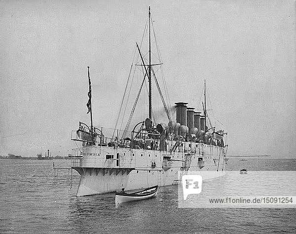 'The Protected Cruiser 'Columbia'.'  c1897. Creator: Unknown.