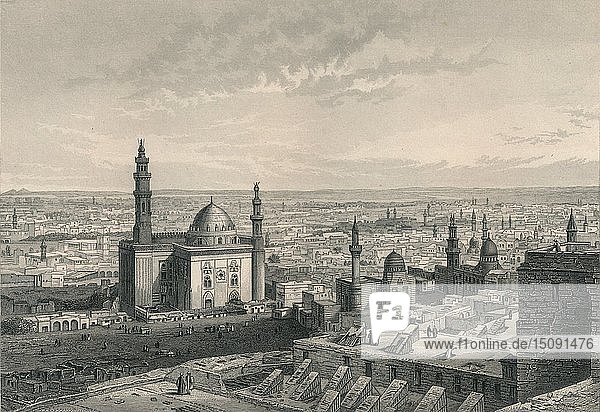 'Cairo  from the Citadel'  19th century. Creator: R Dawson.