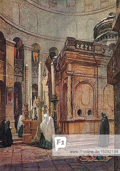Die Rotunde und die Kapelle des Heiligen Grabes   1902  (1906). Schöpfer: John Fulleylove.