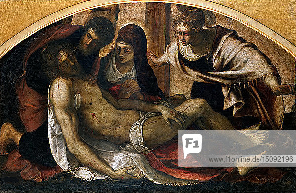 Pietà 1563. Creator: Tintoretto Jacopo (1518-1594).