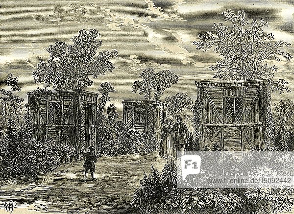 'Entrance to the Zoological Gardens in 1840'  (c1876). Creator: Unknown.