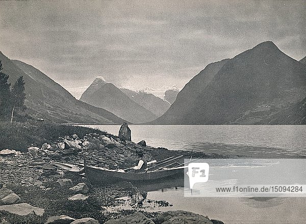 Fjaerlandsfjord   1914. Schöpfer: Unbekannt.