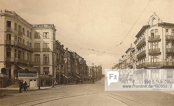 L'Avenue Lippens   um 1900. Schöpfer: Unbekannt.