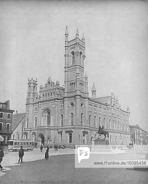 Der Freimaurertempel in Philadelphia   um 1897. Schöpfer: Unbekannt.