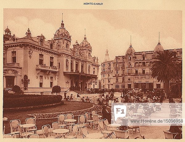 Das Casino und Hotel de Paris  Monte Carlo  1930. Schöpfer: Unbekannt.
