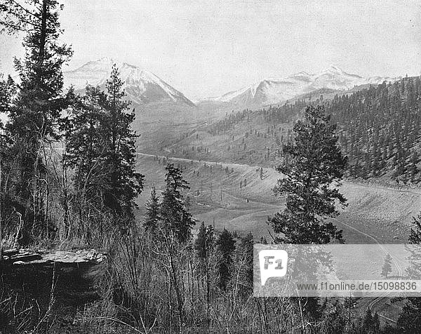 Sunshine Peak und Wilson Peak  Colorado  USA  um 1900. Schöpfer: Unbekannt.