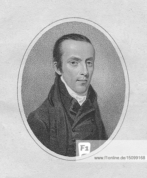 Mr. John Aikenhead  Prediger des Evangeliums   um 1806. Schöpfer: Ridley  Holl.