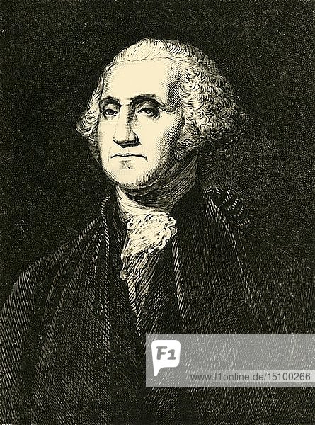 George Washington   um 1770-1780  (1890). Schöpfer: Unbekannt.
