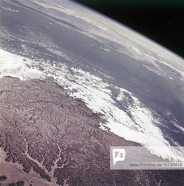 Die Erde aus dem Weltraum - der Sudan  1980er Jahre. Schöpfer: NASA.