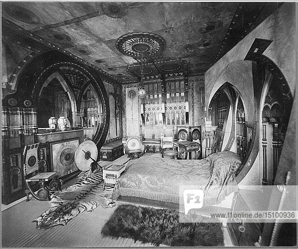 Bedroom in Surrey House London 1900-1910. Creator: James Hallett Lake Hyatt.