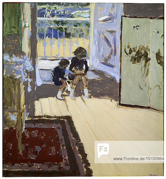 Kinder in einem Zimmer   1909. Künstler: Edouard Vuillard
