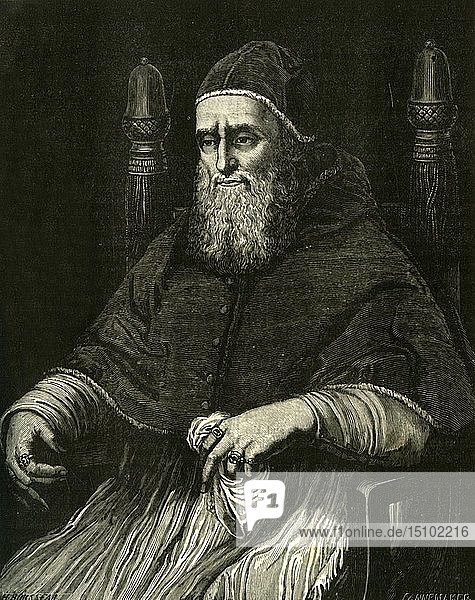 Papst Julius II.   um 1500  (1890). Schöpfer: Unbekannt.