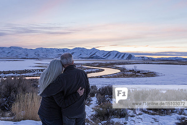 Ehepaar in Picabo  Idaho