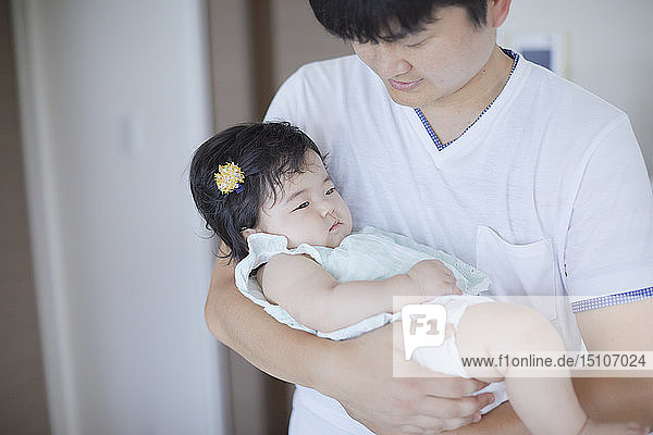 Japanese family at home