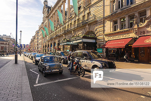 UK London street at Picadilly Circus