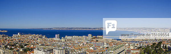 Frankreich  Marseille  Blick über Marseille