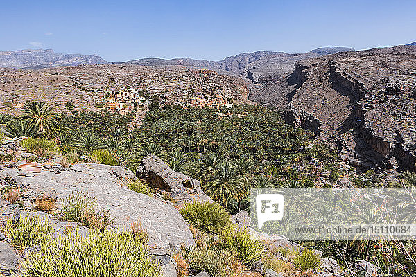 Misfat al Abriyyin und die Berge  Ad Dakhiliyah  Oman