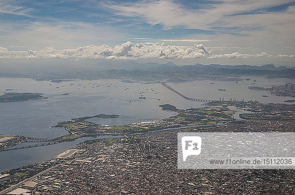 Luftaufnahme von Rio de Janeiro  Brasilien