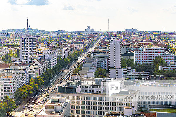 Deutschland  Berlin-Charlottenburg  Blick auf die Stadt von oben