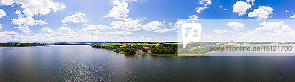 Deutschland  Mecklenburg-Vorpommern  Mecklenburgische Seenplatte  Luftbild von Torgelow am See  Torgelowsee