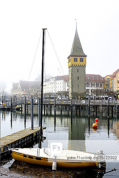 Hafen von Lindau  Bodensee  Deutschland