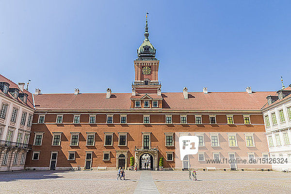 Das Königsschloss in der Altstadt  UNESCO-Weltkulturerbe  Warschau  Polen  Europa