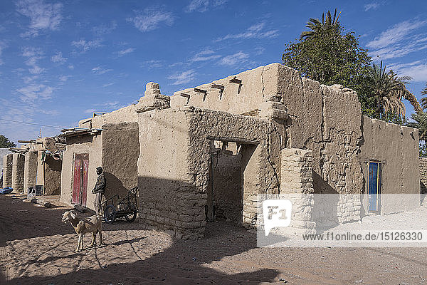 The desert town of Faya-Largeau northern Chad Africa