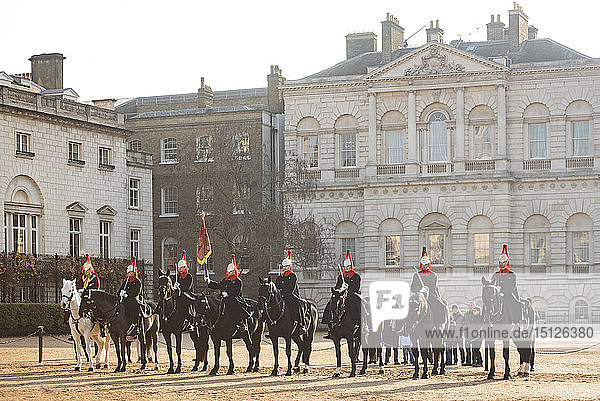 Changing of the Guard  Horse Guards  Westminster  London  England  United Kingdom  Europe