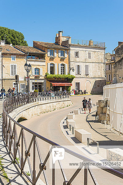 Amphitheater von Arles  Arles  Bouches du Rhone  Provence  Provence-Alpes-Cote d'Azur  Frankreich  Europa