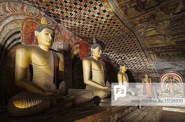 Dambulla-Felsenhöhlentempel  UNESCO-Weltkulturerbe  Zentralprovinz  Sri Lanka  Asien