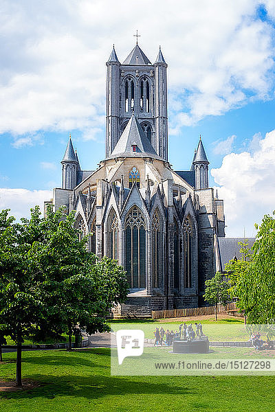 St. Bavo-Kathedrale (Sint-Baafskathedraal)  Gent  Westflandern  Belgien  Europa