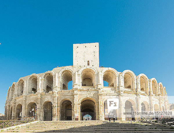 Amphitheater von Arles  UNESCO-Weltkulturerbe  Arles  Bouches du Rhone  Provence  Provence-Alpes-Cote d'Azur  Frankreich  Europa