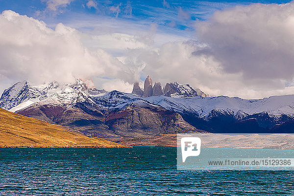 Beautiful scenery in Torres del Paine National Park  Patagonia  Chile  South America