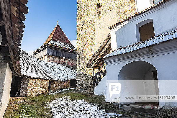 Fortified church and fortress of Viscri  UNESCO World Heritage Site  Transylvania  Romania  Europe