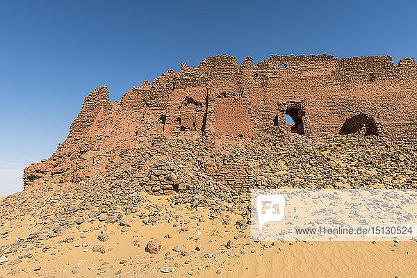 Old ksar old town in the desert near Timimoun western Algeria North Africa Africa