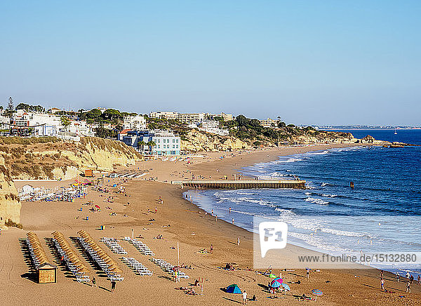 Strand Paneco  Blick von oben  Albufeira  Algarve  Portugal  Europa