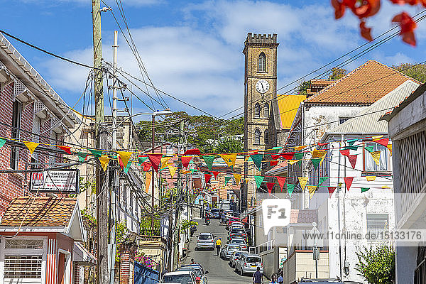 Ansicht der Kathedrale der Unbefleckten Empfängnis in St. George's  Grenada  Inseln über dem Winde  Westindien  Karibik  Mittelamerika