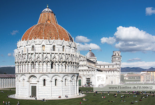 Schiefer Turm  Piazza dei Miracoli  Pisa  Italien  Europa