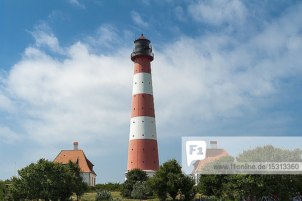 Deutschland Schleswig-Holstein Westerhever Westerheversand-Leuchtturm