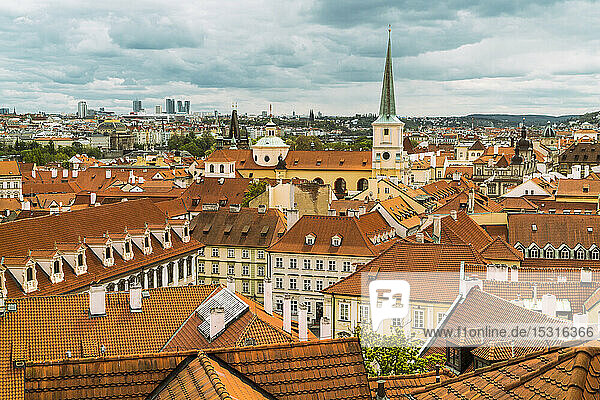 Stadtbild  Kleinseite von Prag  Tschechische Republik