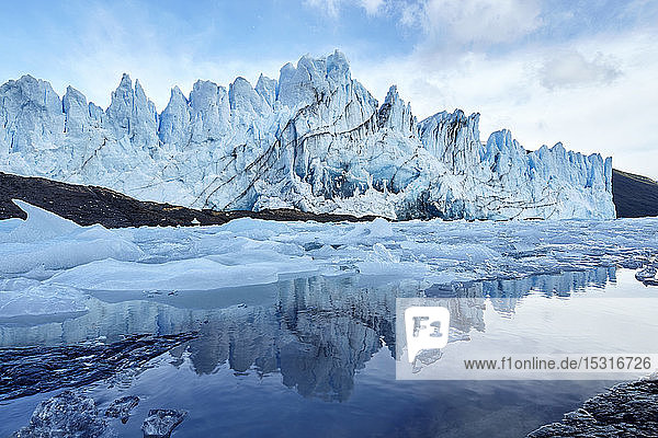 Front des Perito-Moreno-Gletschers  Canal de los Tempanos  Los Glaciares-Nationalpark  Patagonien  Argentinien