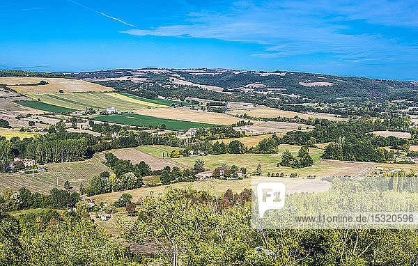 Frankreich  Tam  Cordes-sur-Ciel Landschaft (Jakobsweg)