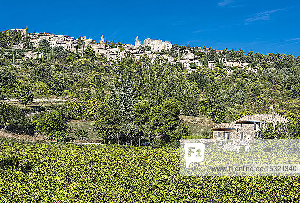 Frankreich  Provence  Vaucluse  Crestet mittelalterliches Dorf
