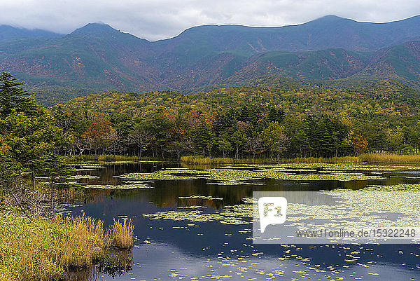 Fünf Seen  Shiretoko-Nationalpark  Unesco-Weltkulturerbe  Präfektur Hokkaido  Japan