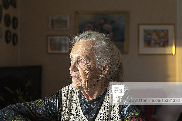 Portrait of senior woman