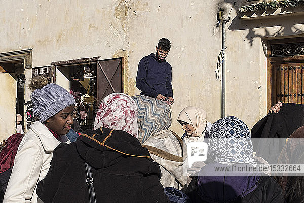 Morocco  Fes  Medina  daily life