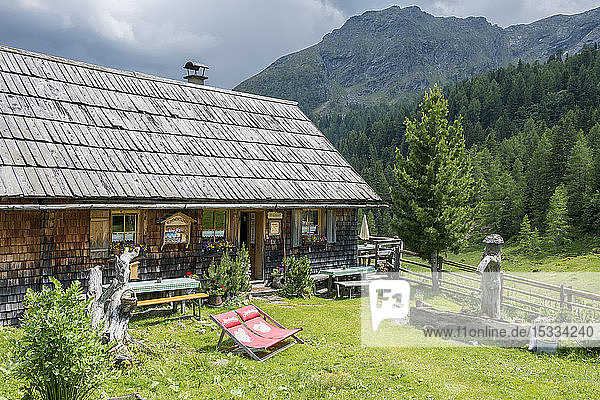 Austria  UNESCO's Biosphere Reserve Salzburg's Lungau  Lower Tauern  Weisspriachtal  Tonimortlhutte(hut)